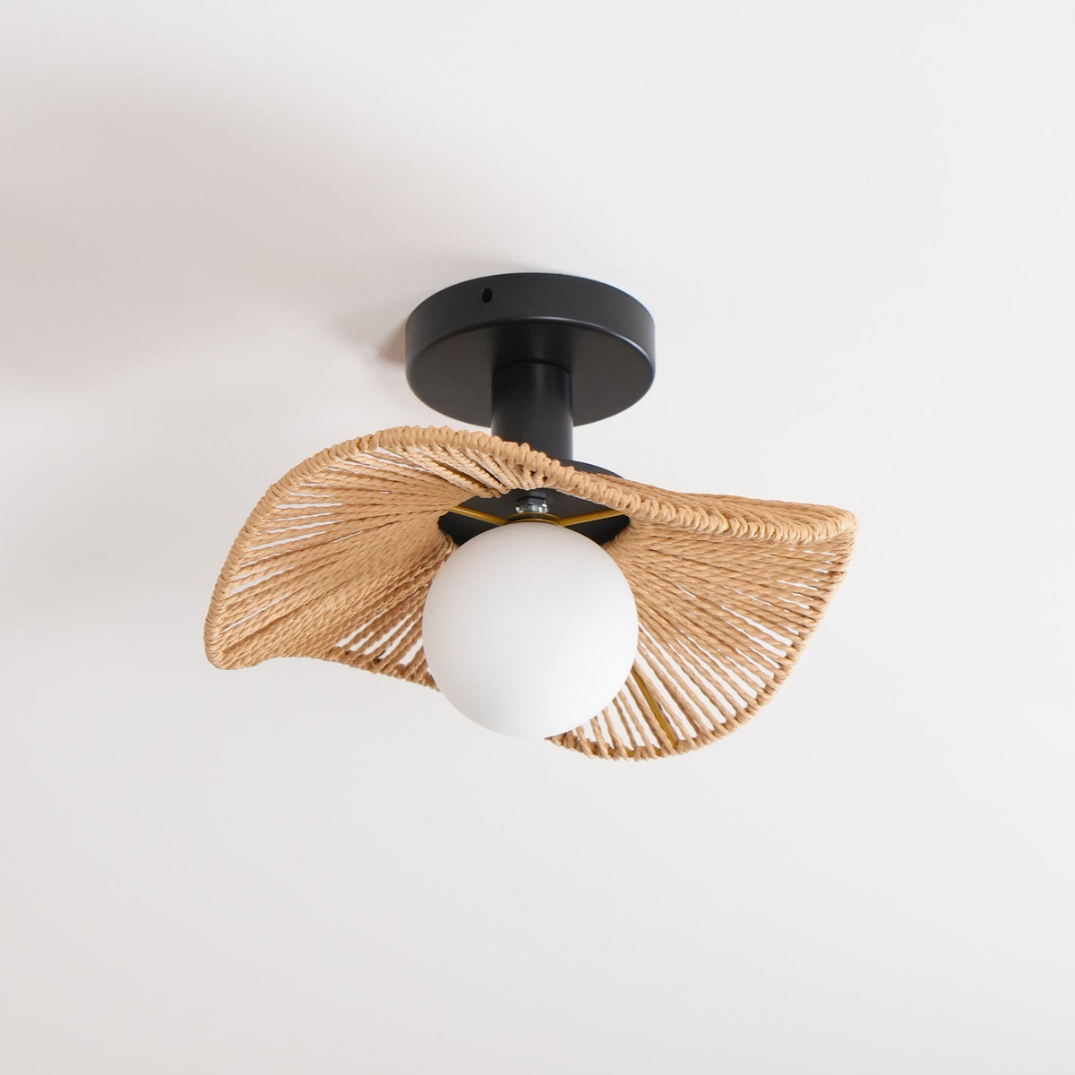 Selvenmere Hemp Rope Ceiling Light-Moonnatur