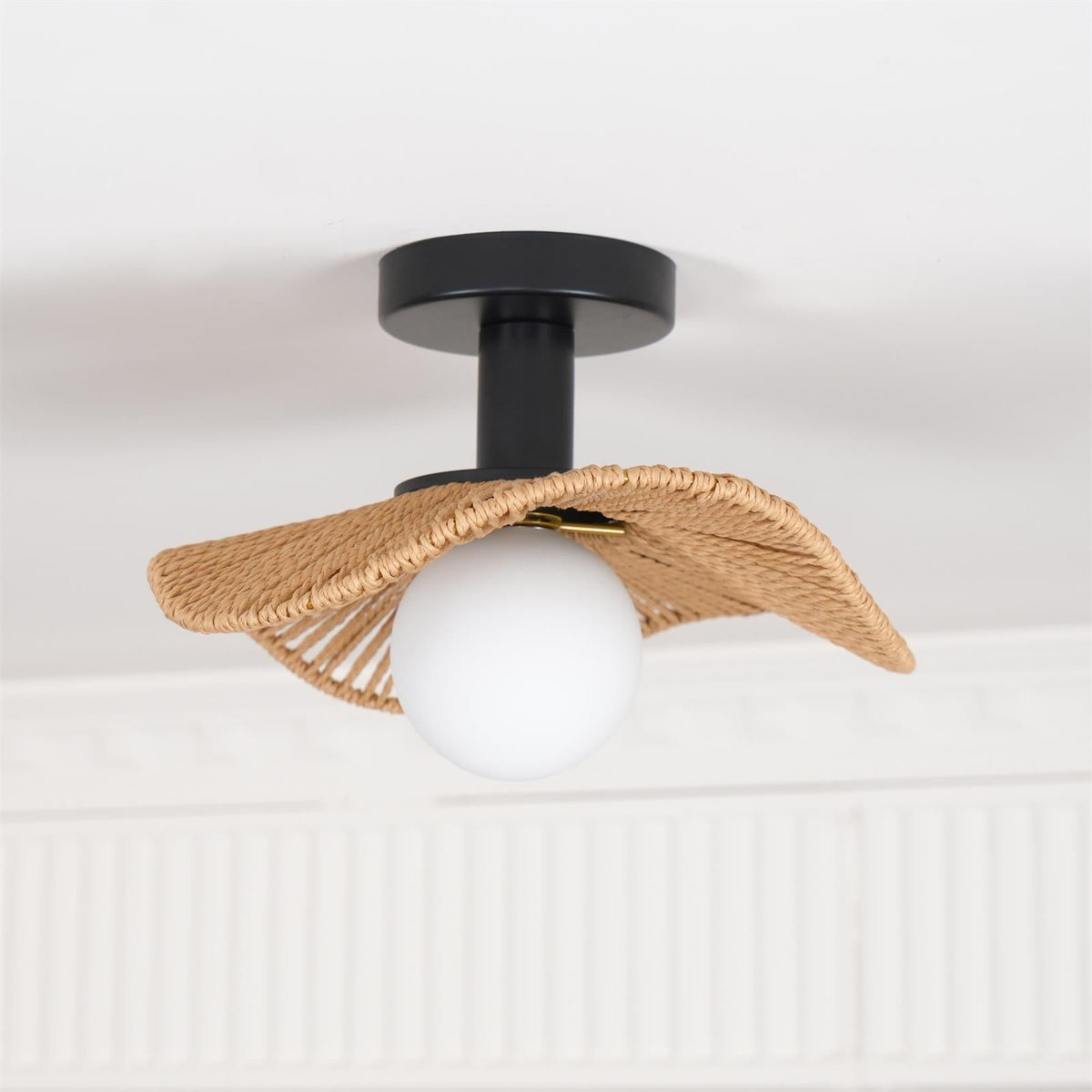Selvenmere Hemp Rope Ceiling Light-Moonnatur