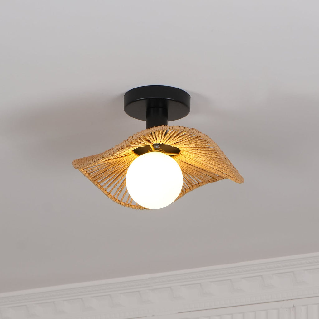 Selvenmere Hemp Rope Ceiling Light-Moonnatur