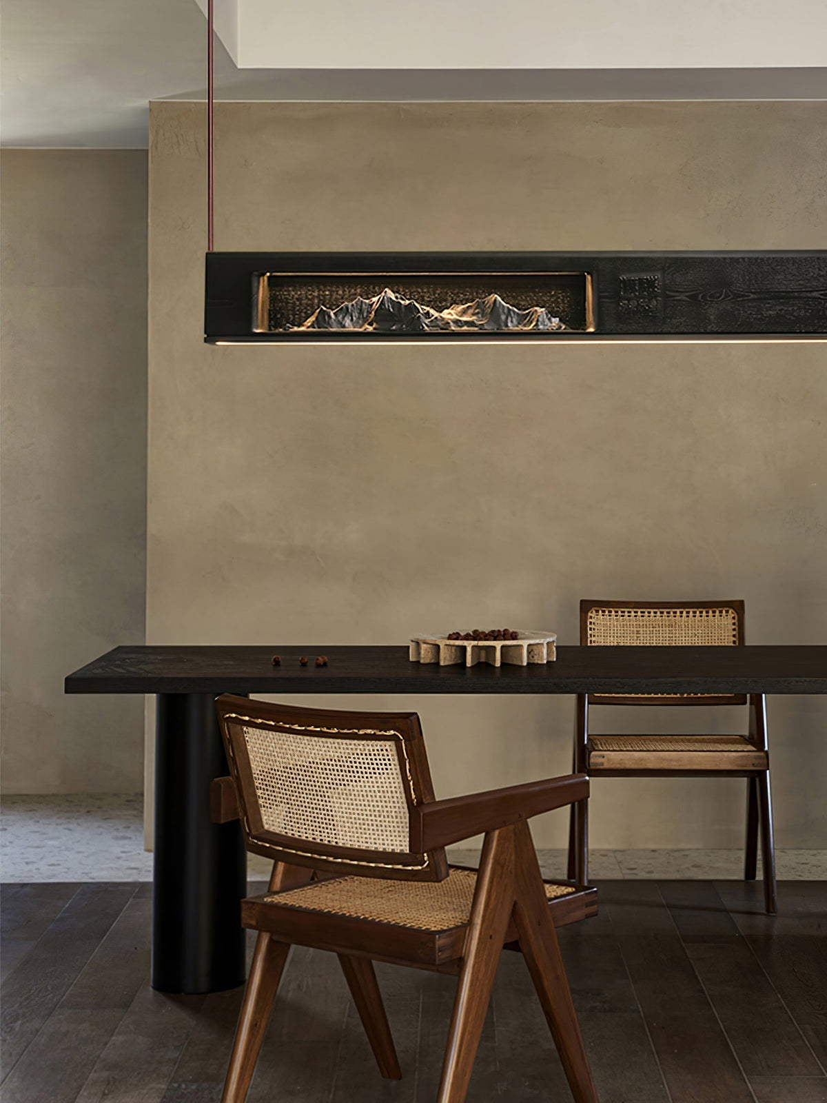 Penrelena Wood Pendant Light-Moonnatur