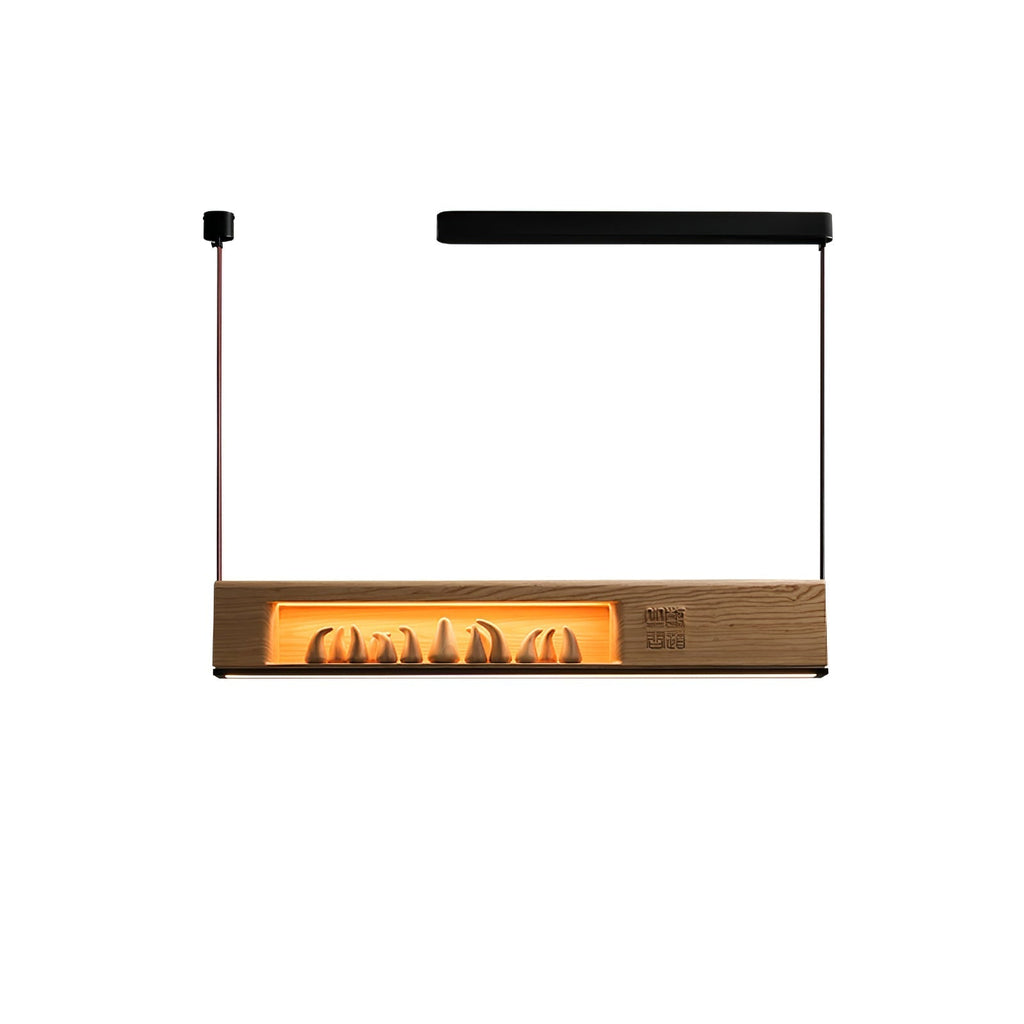 Penrelena Wood Pendant Light-Moonnatur