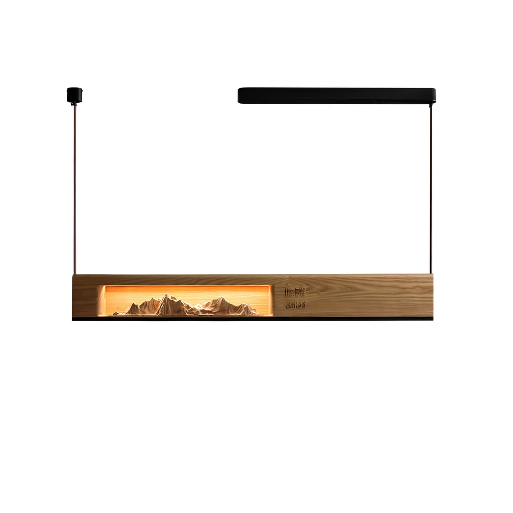 Penrelena Wood Pendant Light-Moonnatur
