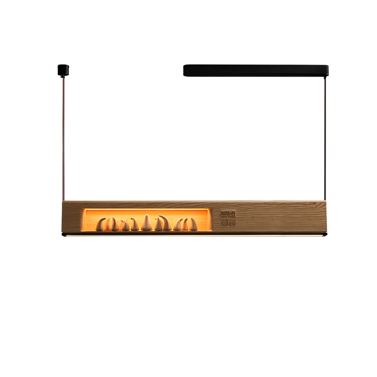 Penrelena Wood Pendant Light-Moonnatur