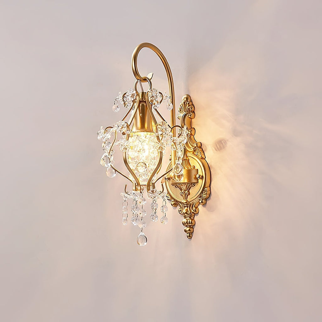 Ilyssa Crystal Wall Light-Moonnatur