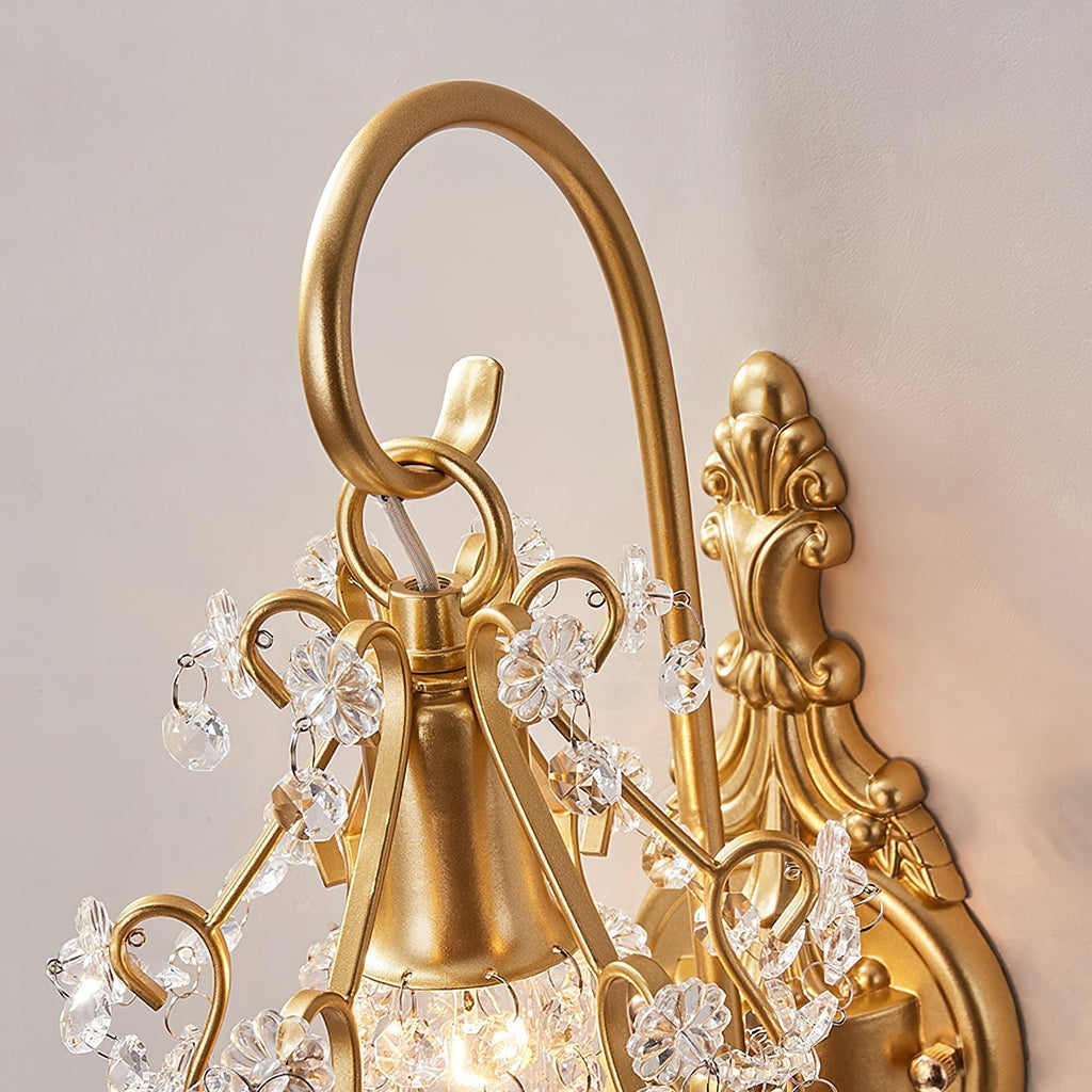 Ilyssa Crystal Wall Light-Moonnatur