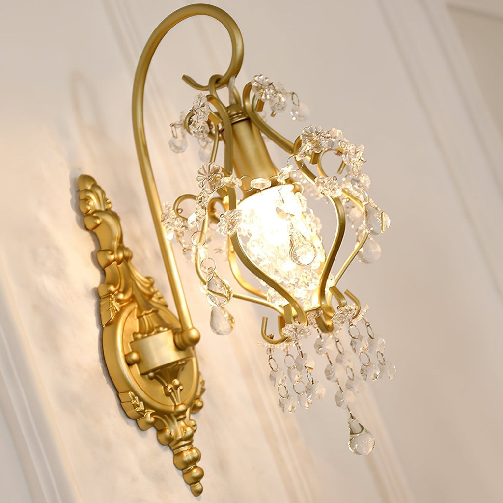Ilyssa Crystal Wall Light-Moonnatur