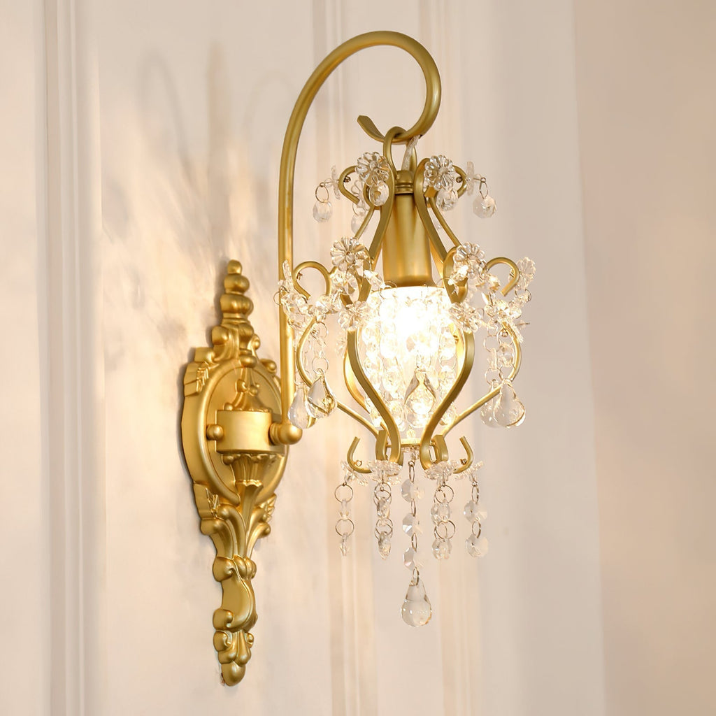 Ilyssa Crystal Wall Light-Moonnatur