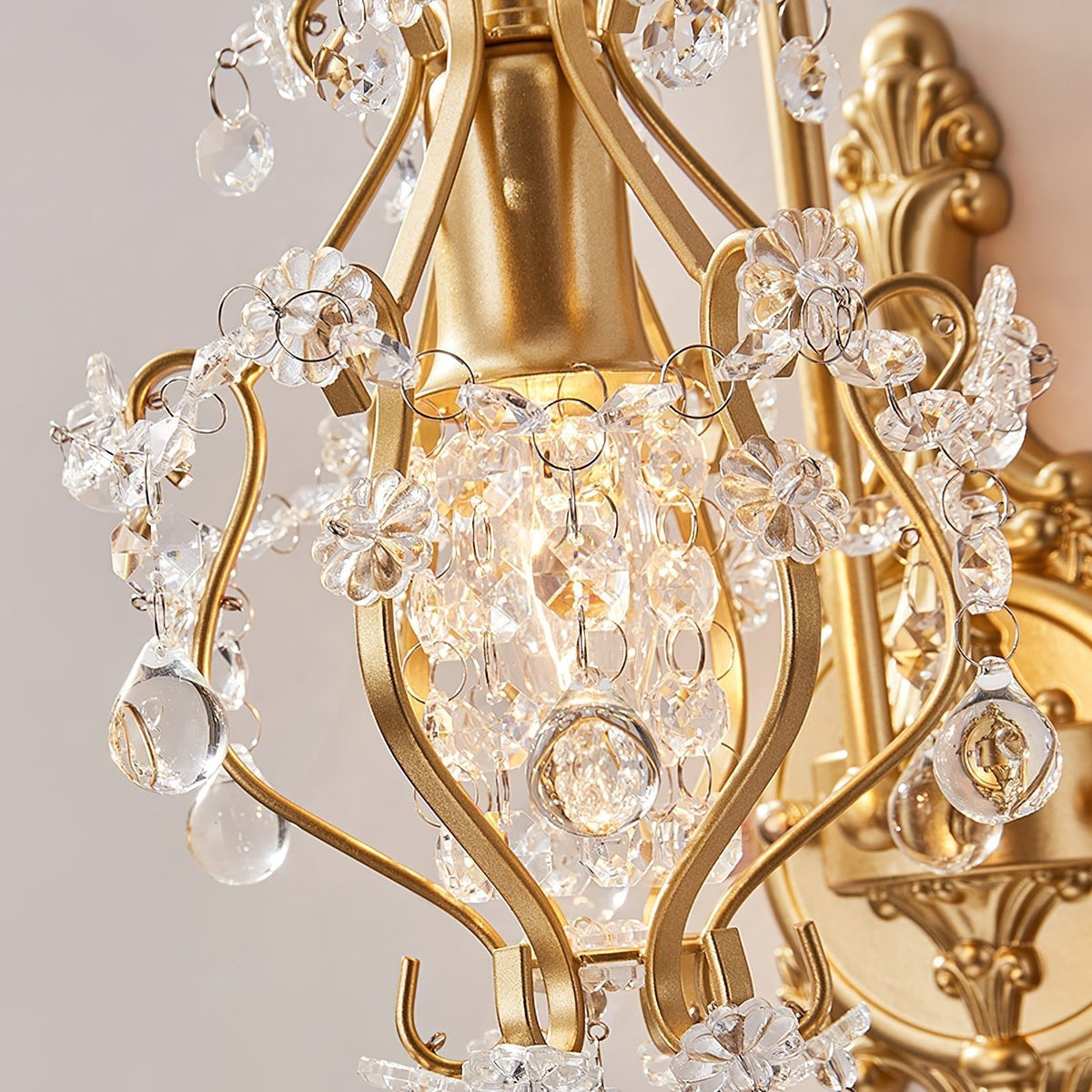Ilyssa Crystal Wall Light-Moonnatur