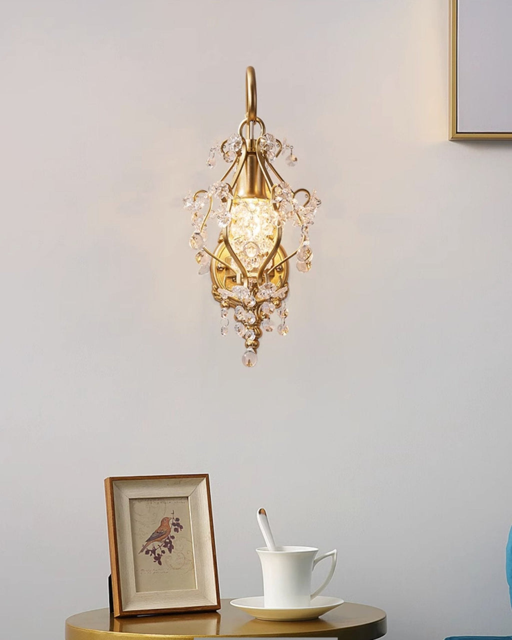 Ilyssa Crystal Wall Light-Moonnatur