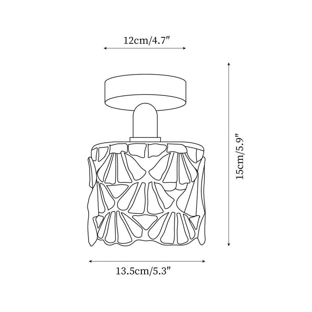 Norrelwood Glass Ceiling Light-Moonnatur