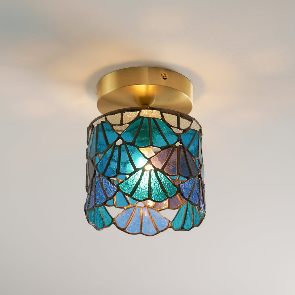 Beldenrose Glass Ceiling Light-Moonnatur