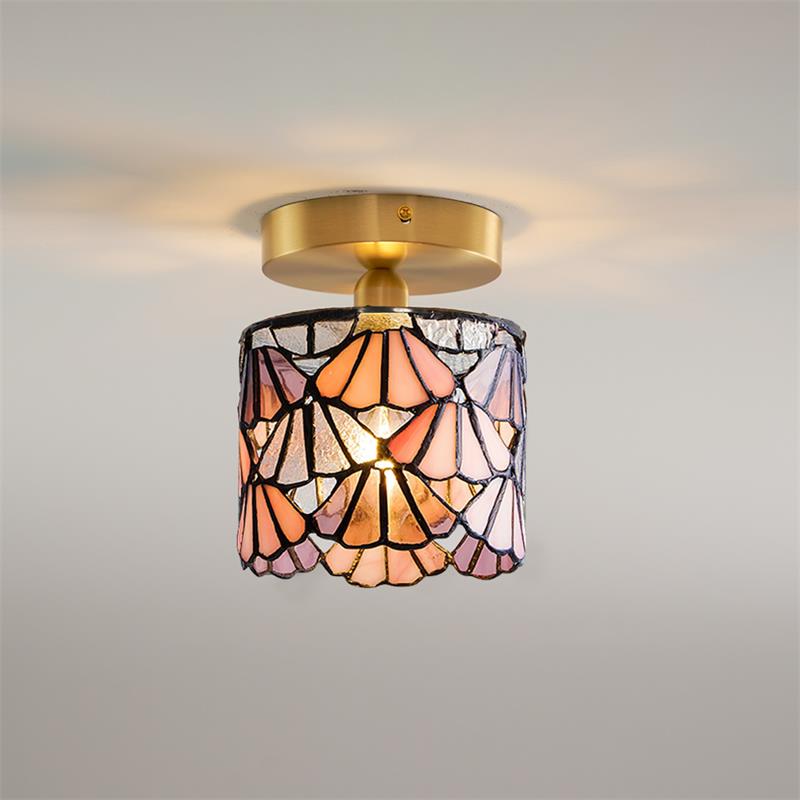 Beldenrose Glass Ceiling Light-Moonnatur