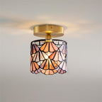Beldenrose Glass Ceiling Light-Moonnatur