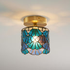 Beldenrose Glass Ceiling Light-Moonnatur