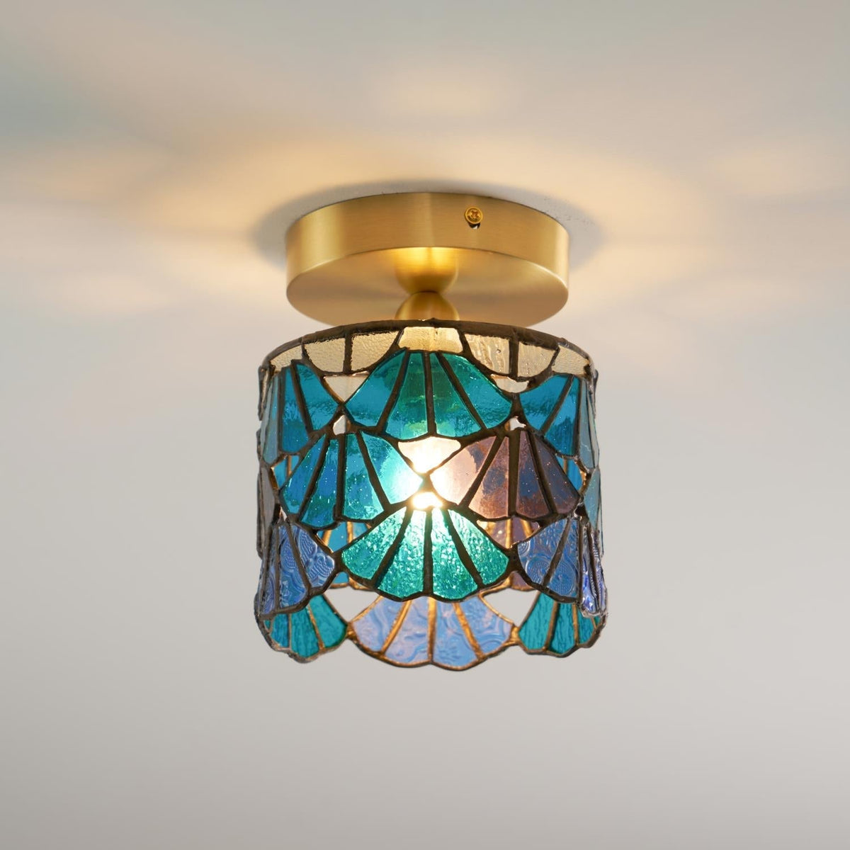 Norrelwood Glass Ceiling Light-Moonnatur