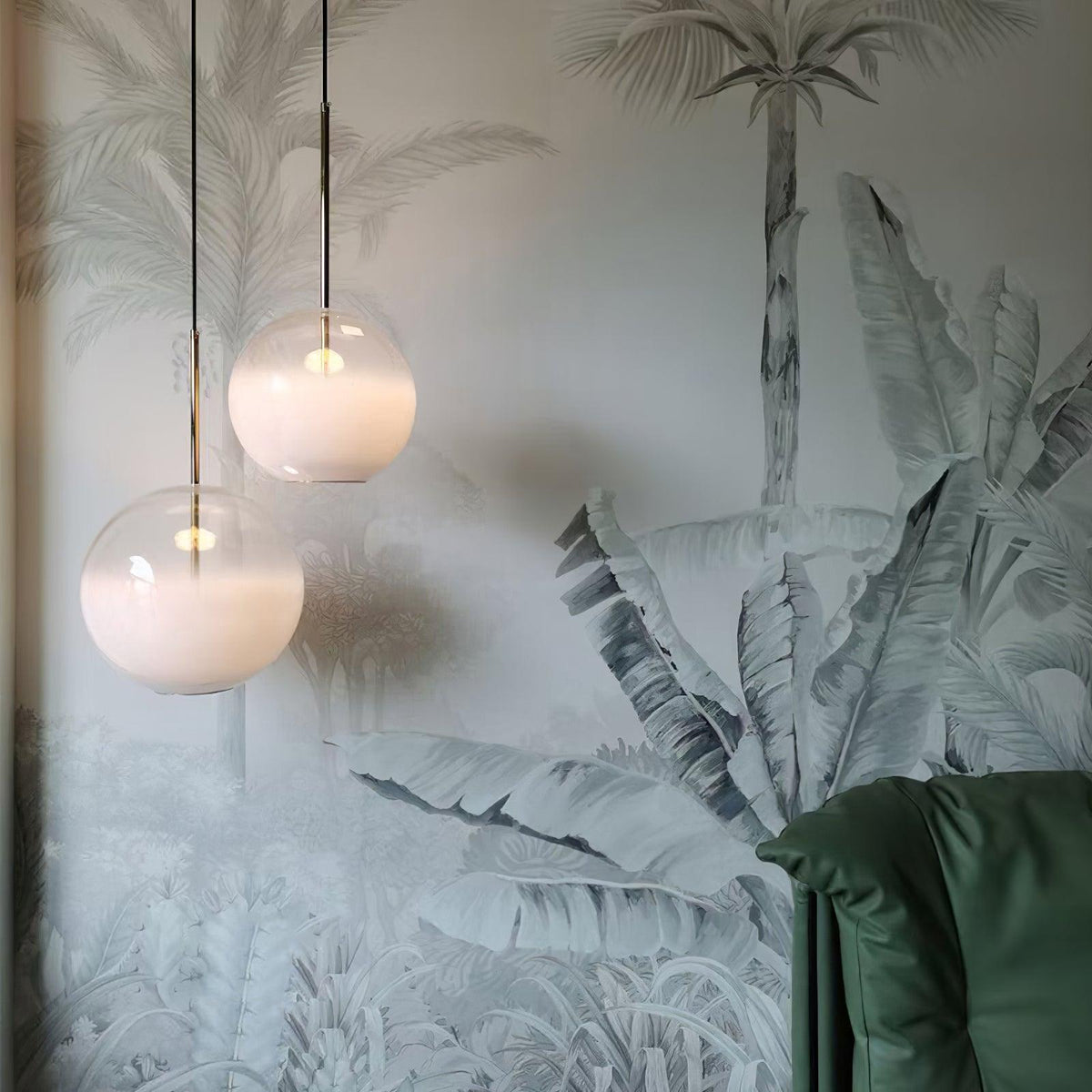 Pavina Glass Pendant Lamp-Moonnatur