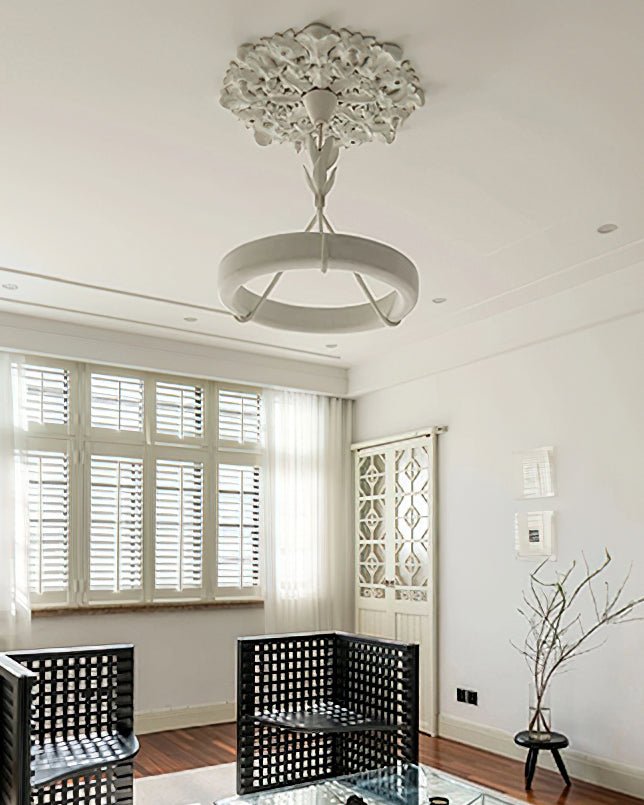 Celandrel Plaster Chandelier-Moonnatur