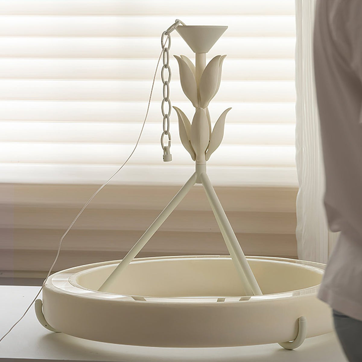 Celandrel Plaster Chandelier-Moonnatur