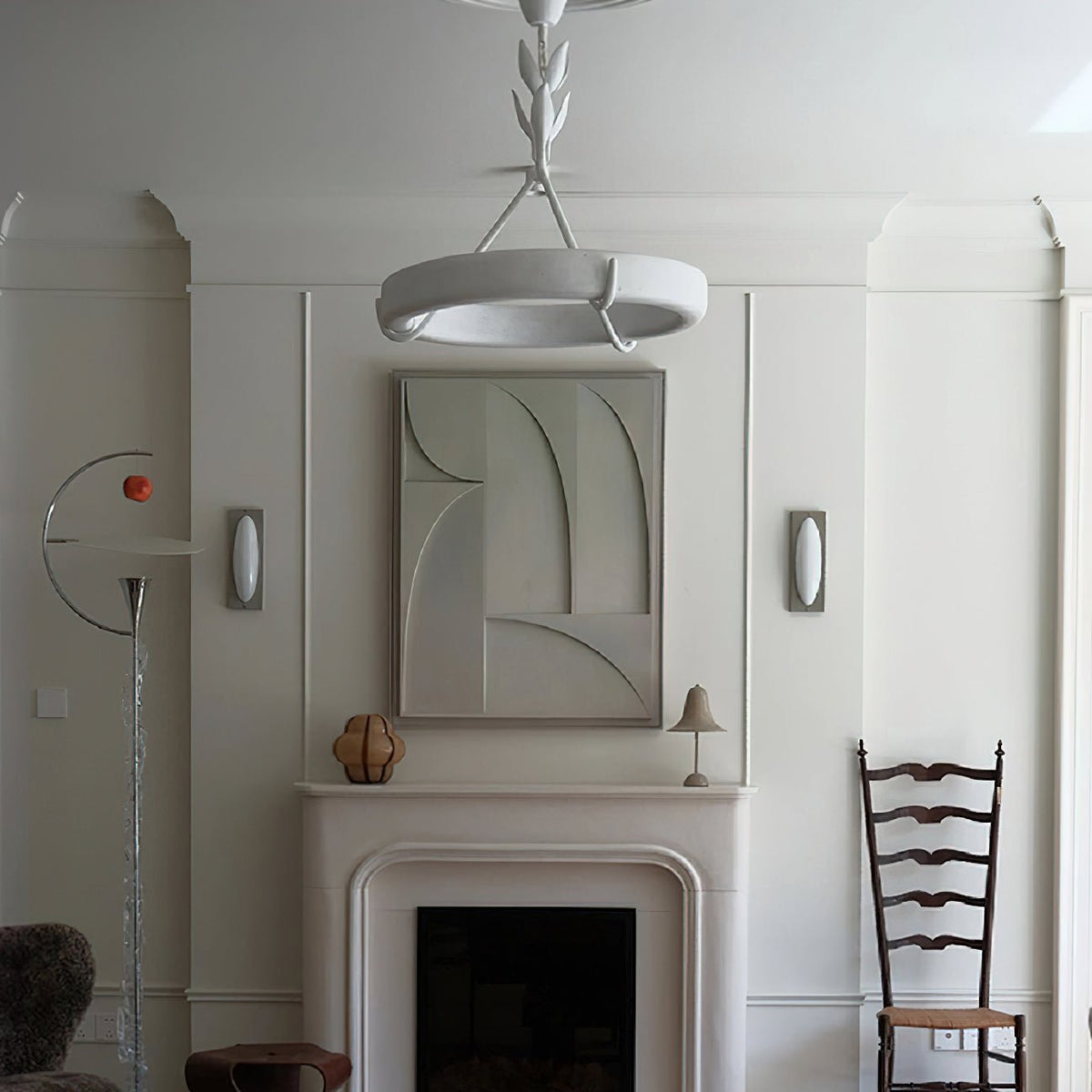 Celandrel Plaster Chandelier-Moonnatur