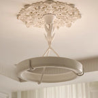 Celandrel Plaster Chandelier-Moonnatur