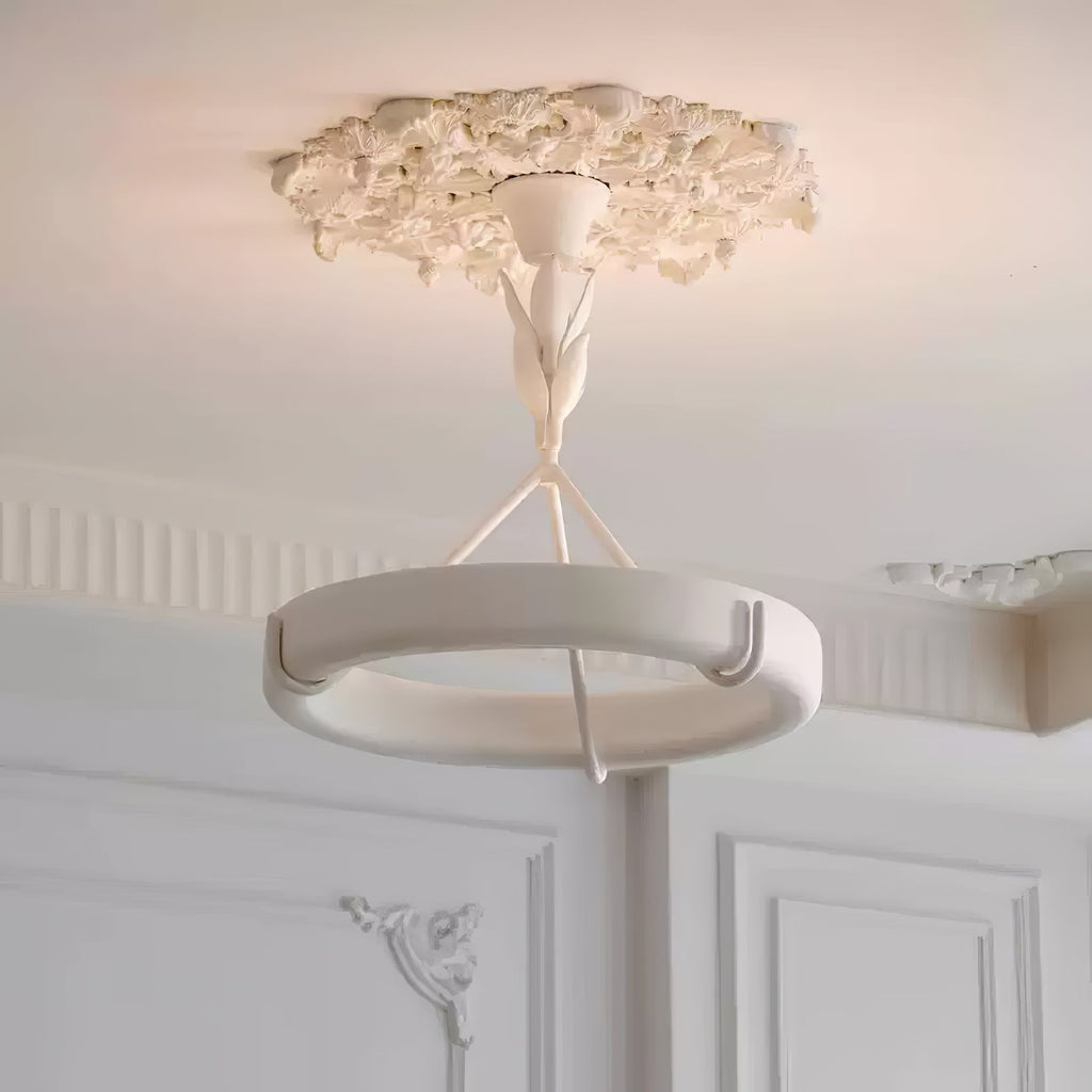 Celandrel Plaster Chandelier-Moonnatur