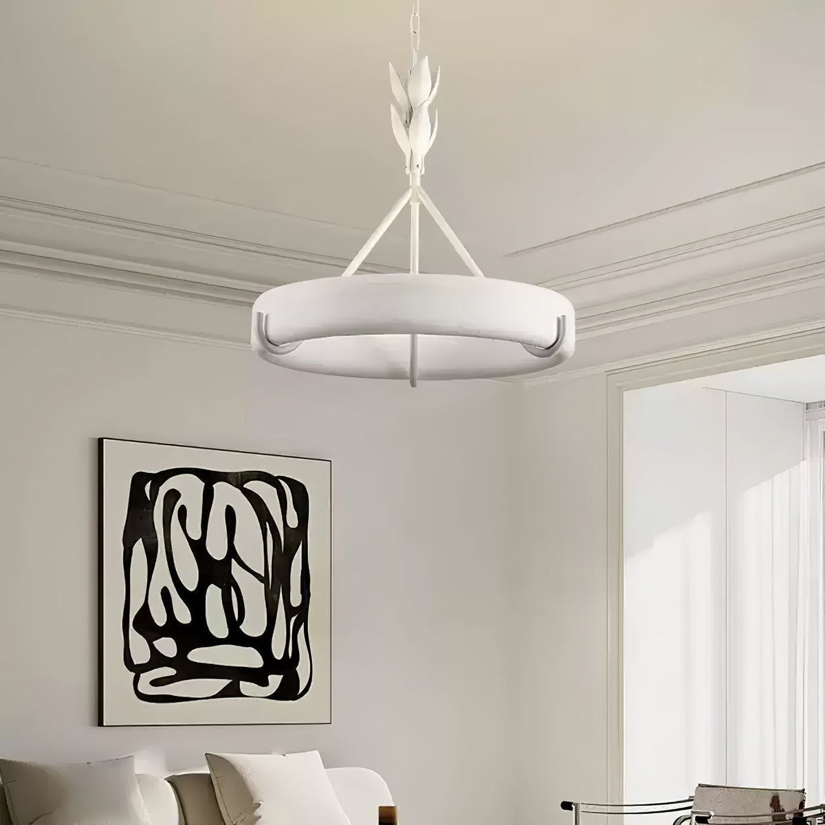 Celandrel Plaster Chandelier-Moonnatur
