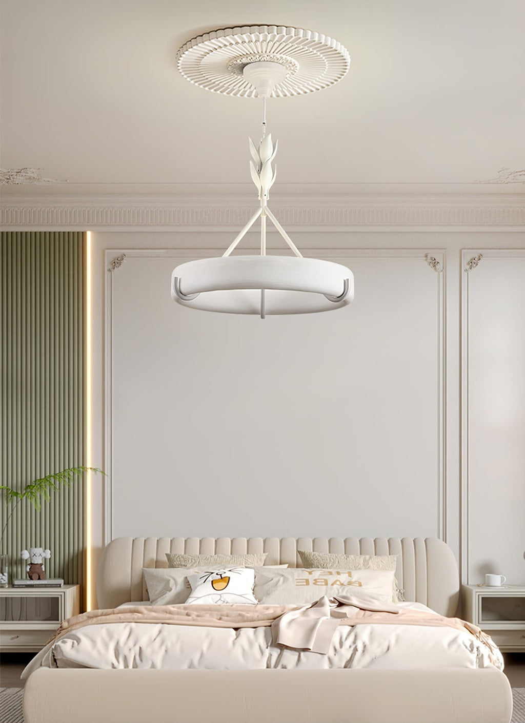 Celandrel Plaster Chandelier-Moonnatur