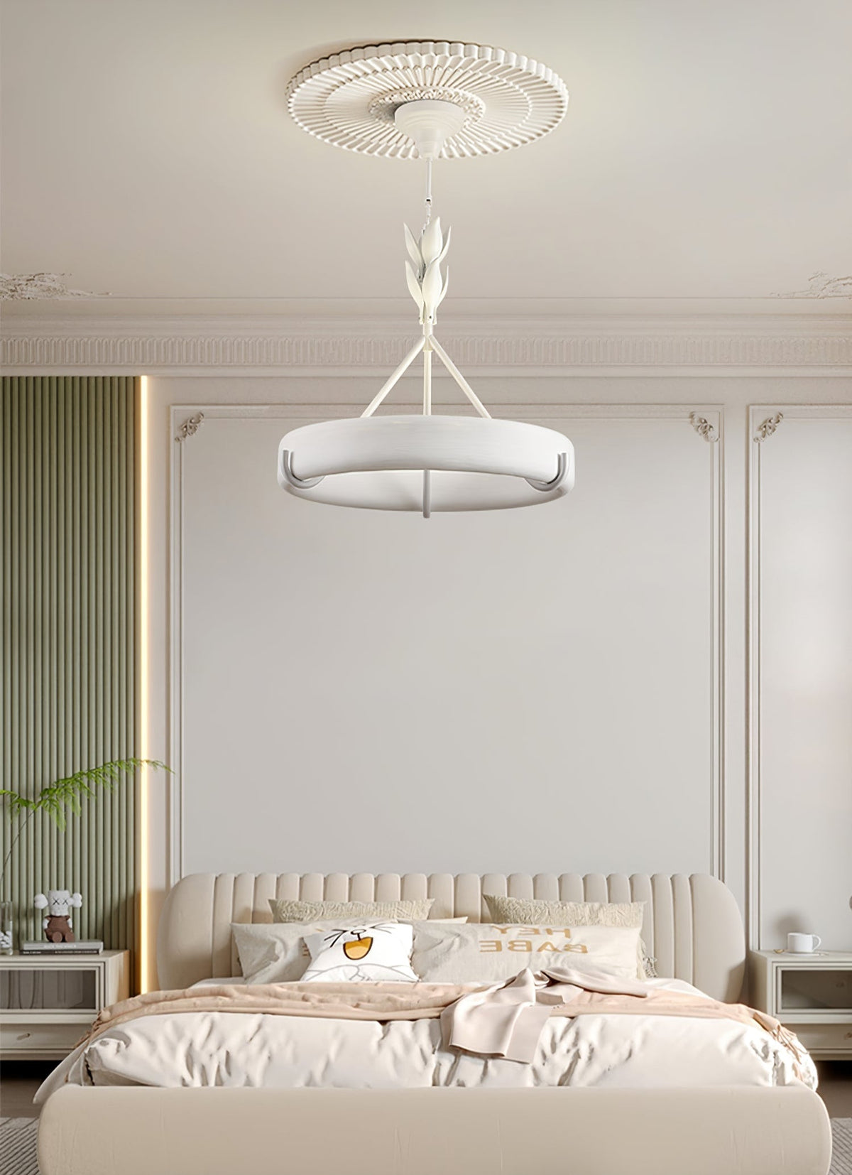 Celandrel Plaster Chandelier-Moonnatur