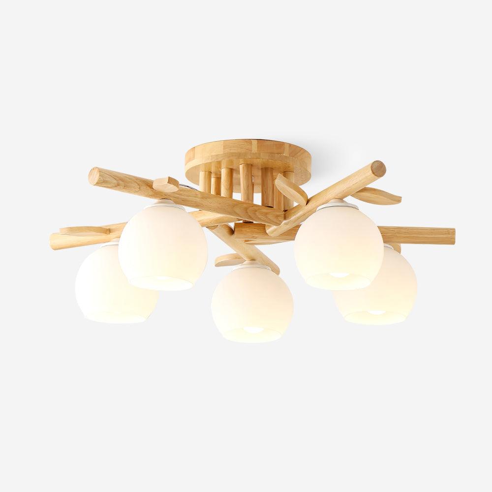 Marveneth Wood Ceiling Light-Moonnatur