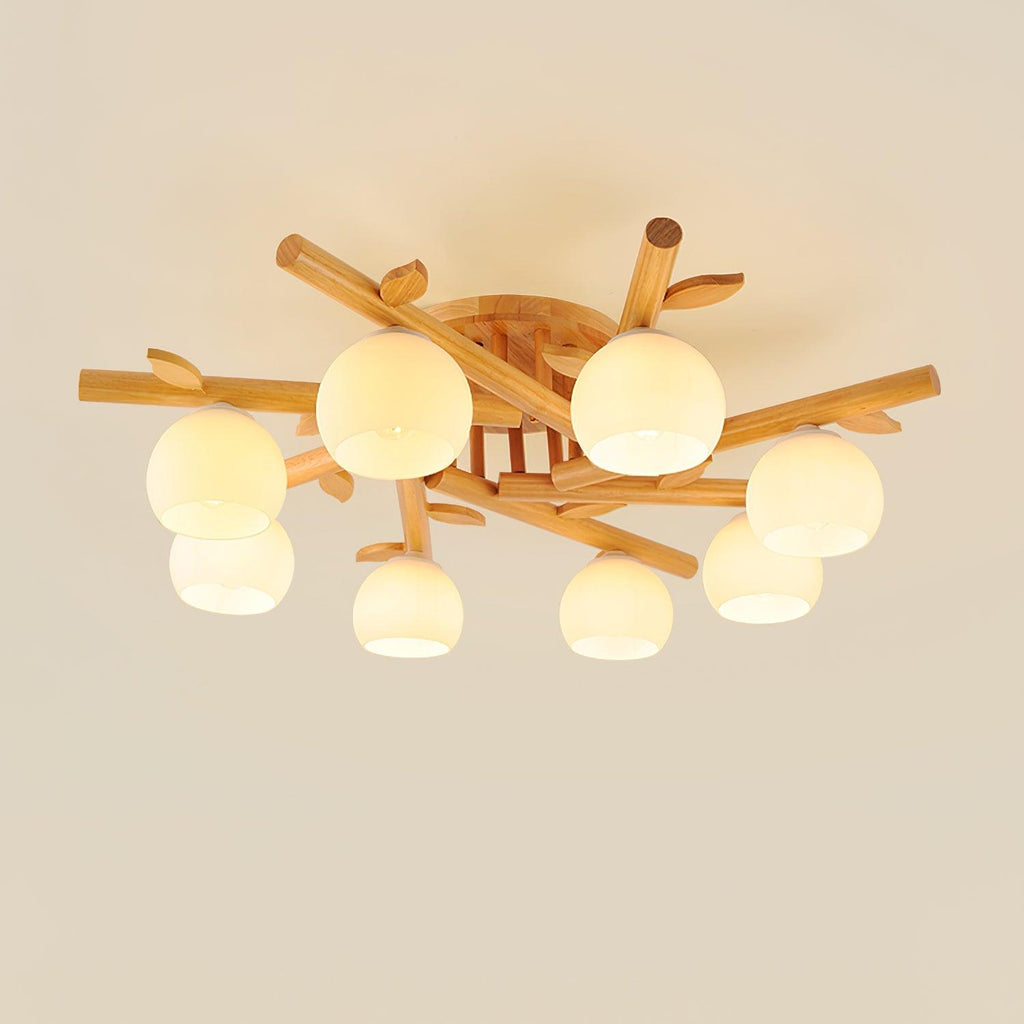 Marveneth Wood Ceiling Light-Moonnatur