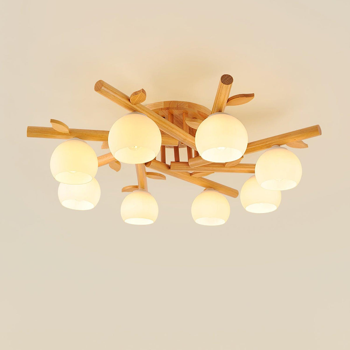 Marveneth Wood Ceiling Light-Moonnatur