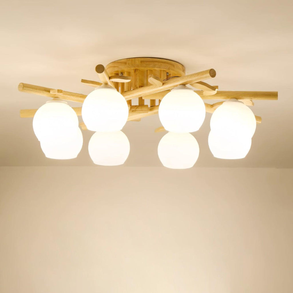 Marveneth Wood Ceiling Light-Moonnatur