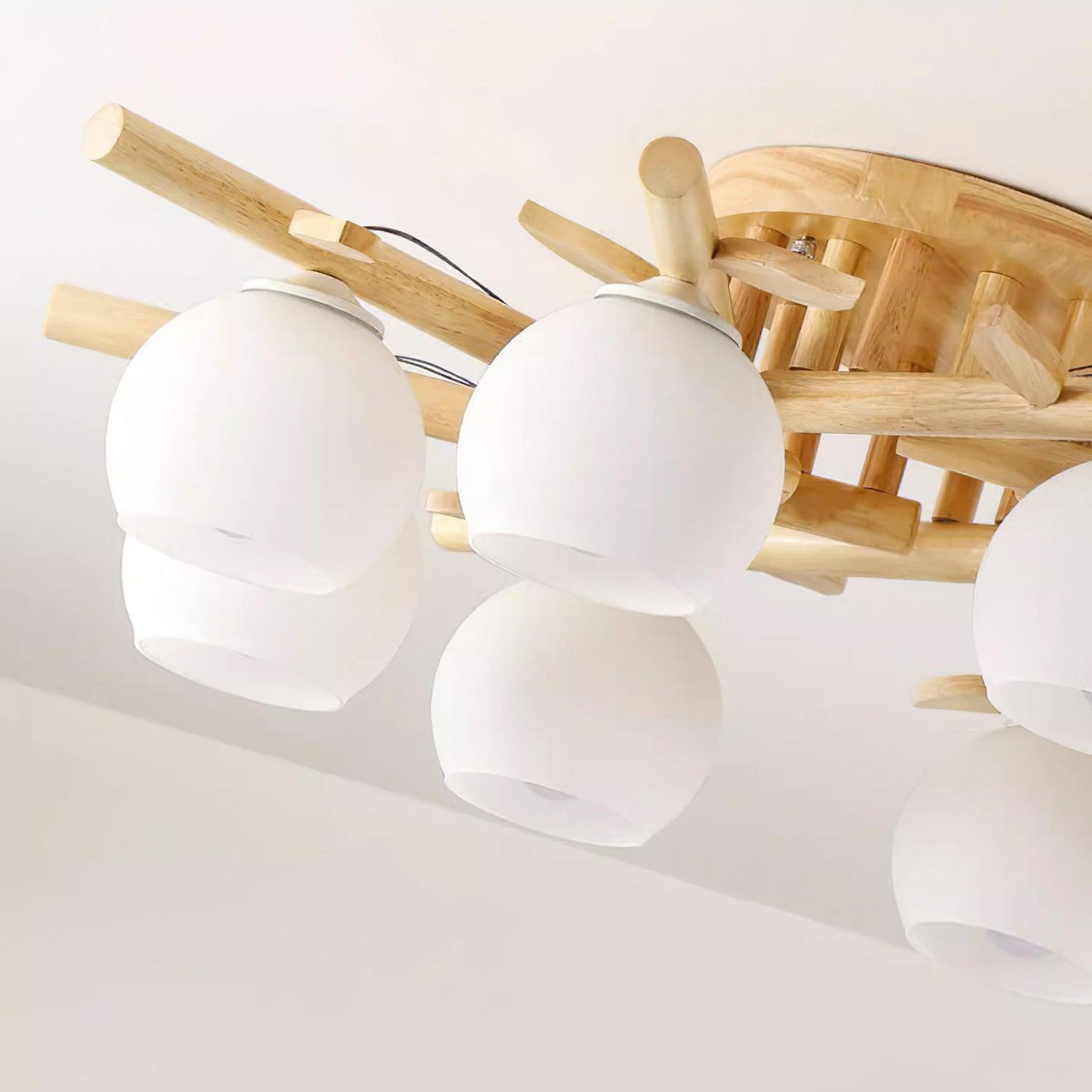 Marveneth Wood Ceiling Light-Moonnatur