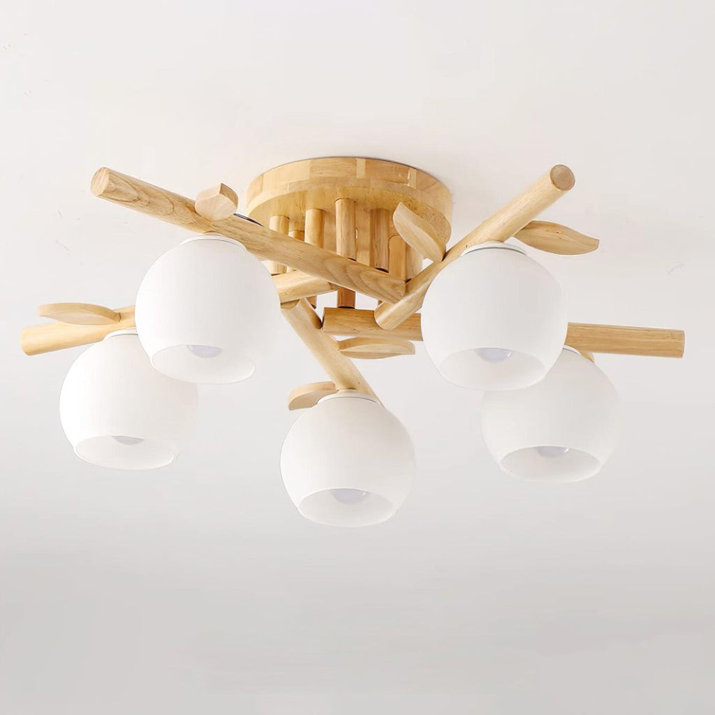 Marveneth Wood Ceiling Light-Moonnatur