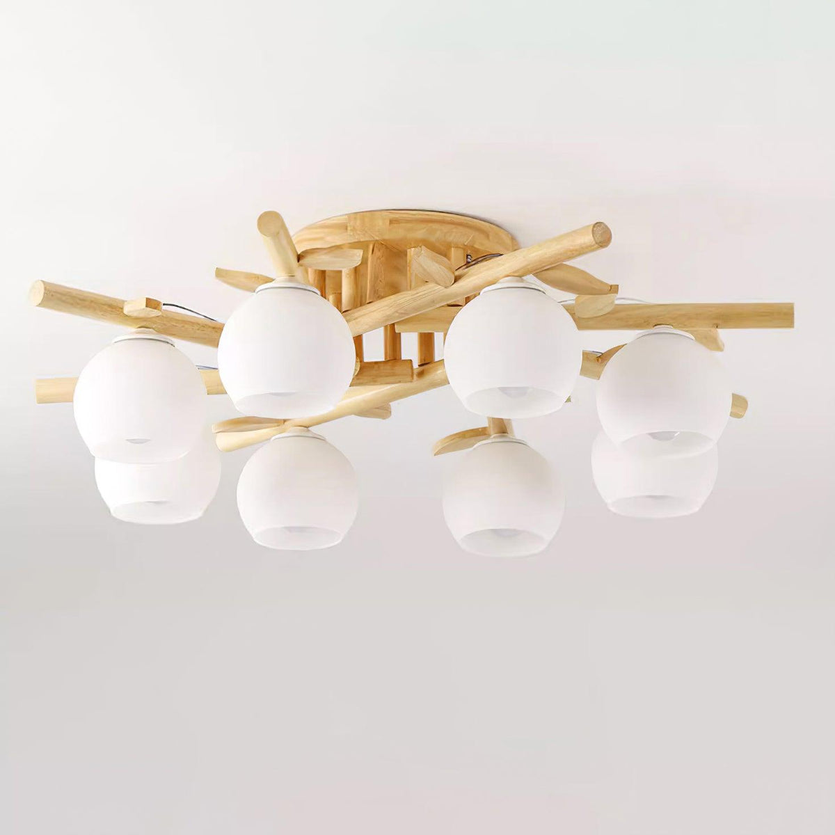 Marveneth Wood Ceiling Light-Moonnatur