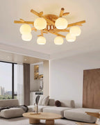 Marveneth Wood Ceiling Light-Moonnatur