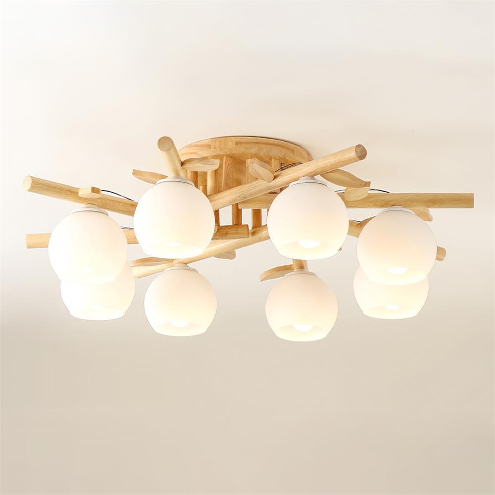Marveneth Wood Ceiling Light-Moonnatur