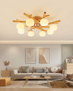 Marveneth Wood Ceiling Light-Moonnatur