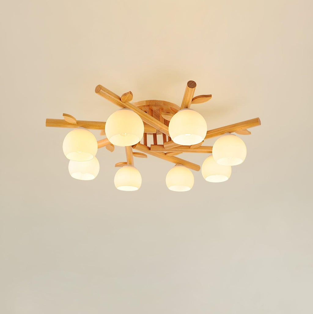 Marveneth Wood Ceiling Light-Moonnatur