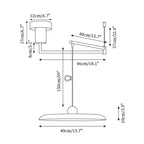 Morrelvale Metal Pendant Light-Moonnatur