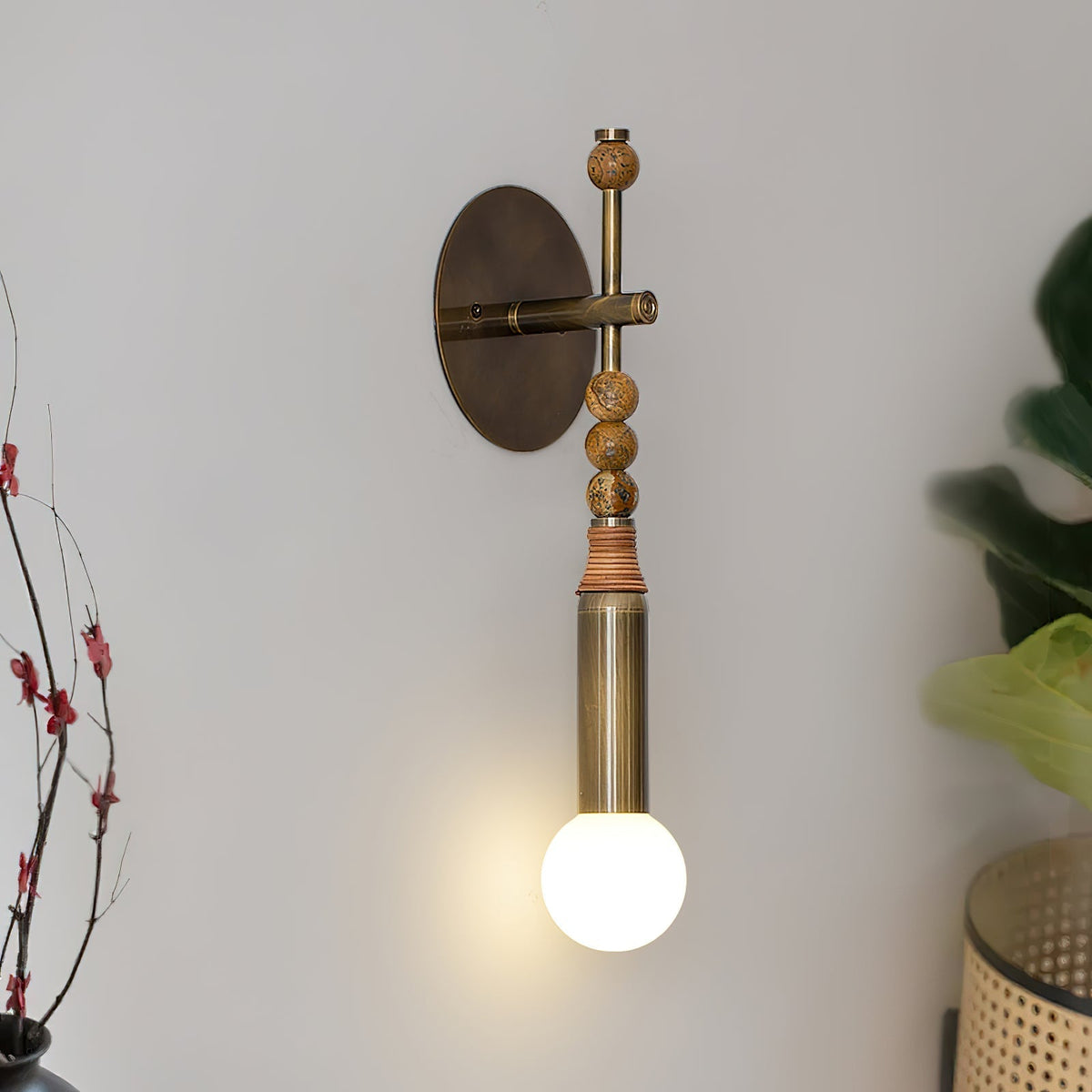 Lirassa Marble Wall Light-Moonnatur