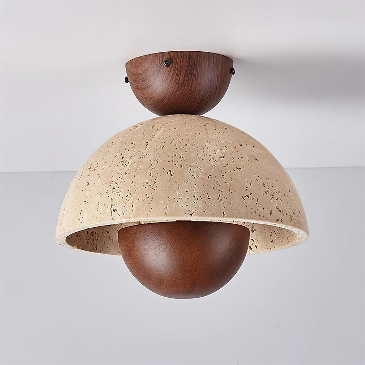 Edrenara Travertine Ceiling Light-Moonnatur