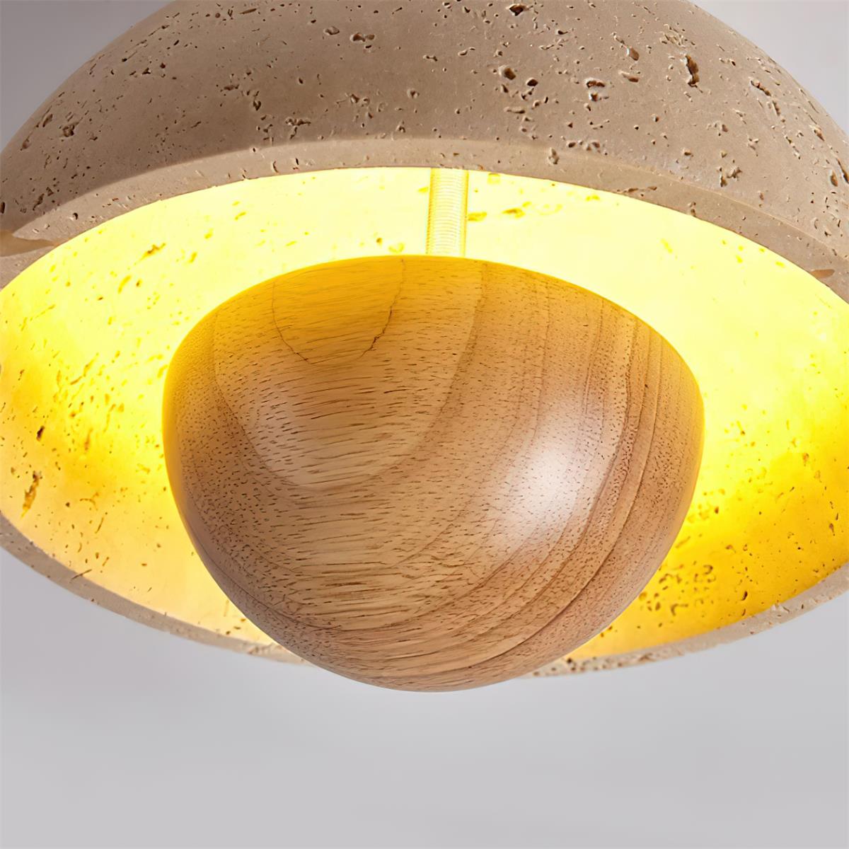 Edrenara Travertine Ceiling Light-Moonnatur