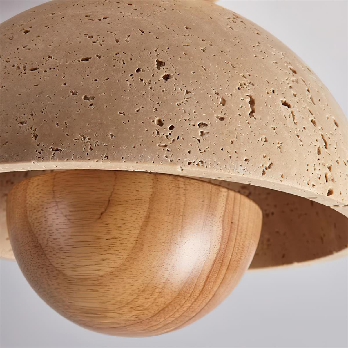 Edrenara Travertine Ceiling Light-Moonnatur