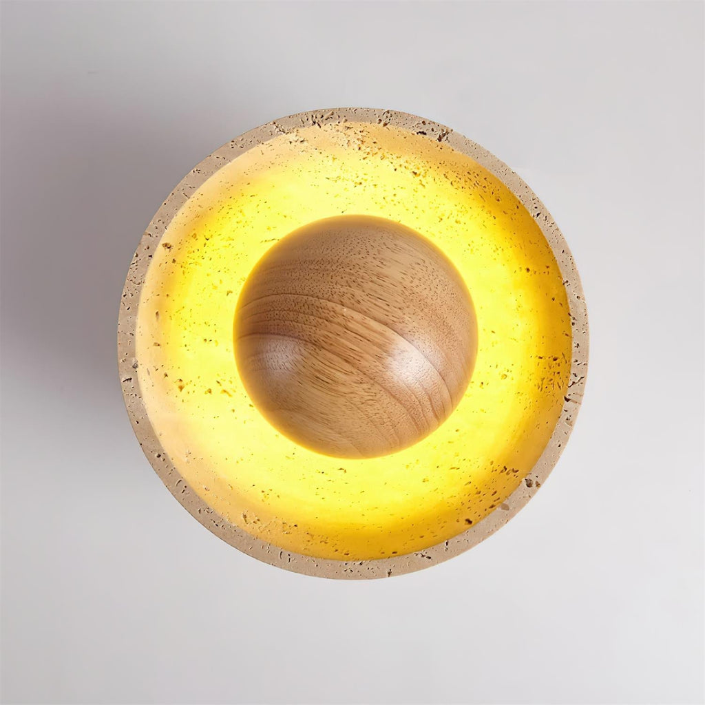 Edrenara Travertine Ceiling Light-Moonnatur