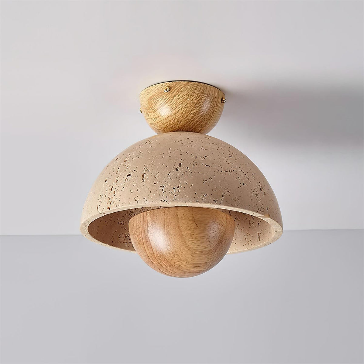 Edrenara Travertine Ceiling Light-Moonnatur