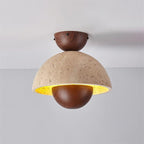 Edrenara Travertine Ceiling Light-Moonnatur