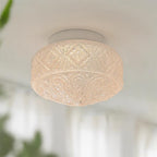 Whitenley Glass Ceiling Light-Moonnatur