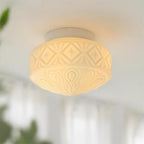 Whitenley Glass Ceiling Light-Moonnatur