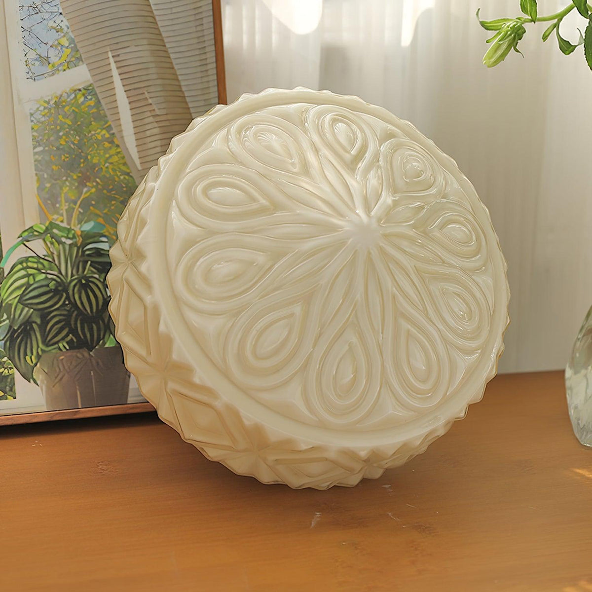 Whitenley Glass Ceiling Light-Moonnatur